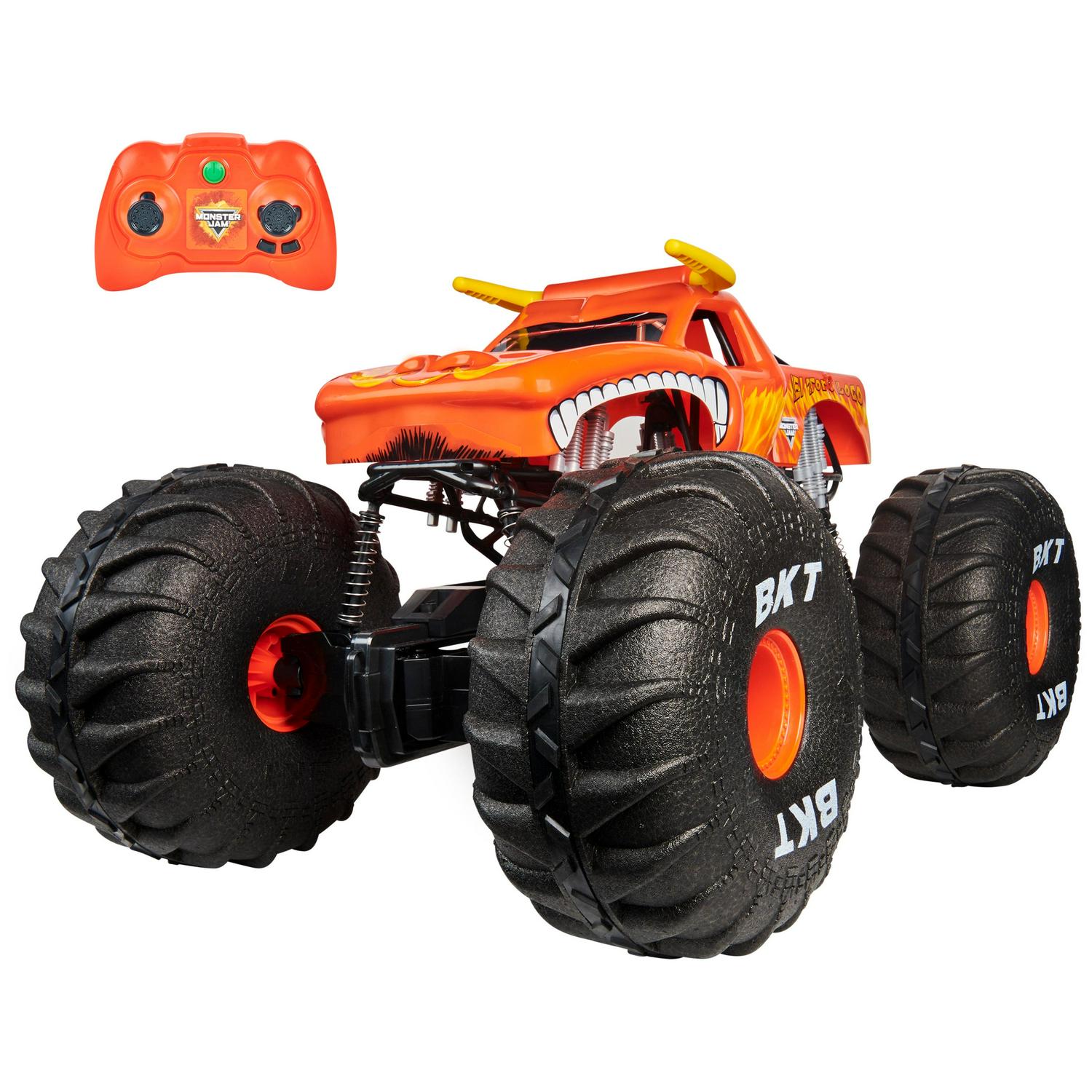2026 NewMonster Jam MEGA El Toro Loco. Remote Control Monster Truck. 1:6 Scale