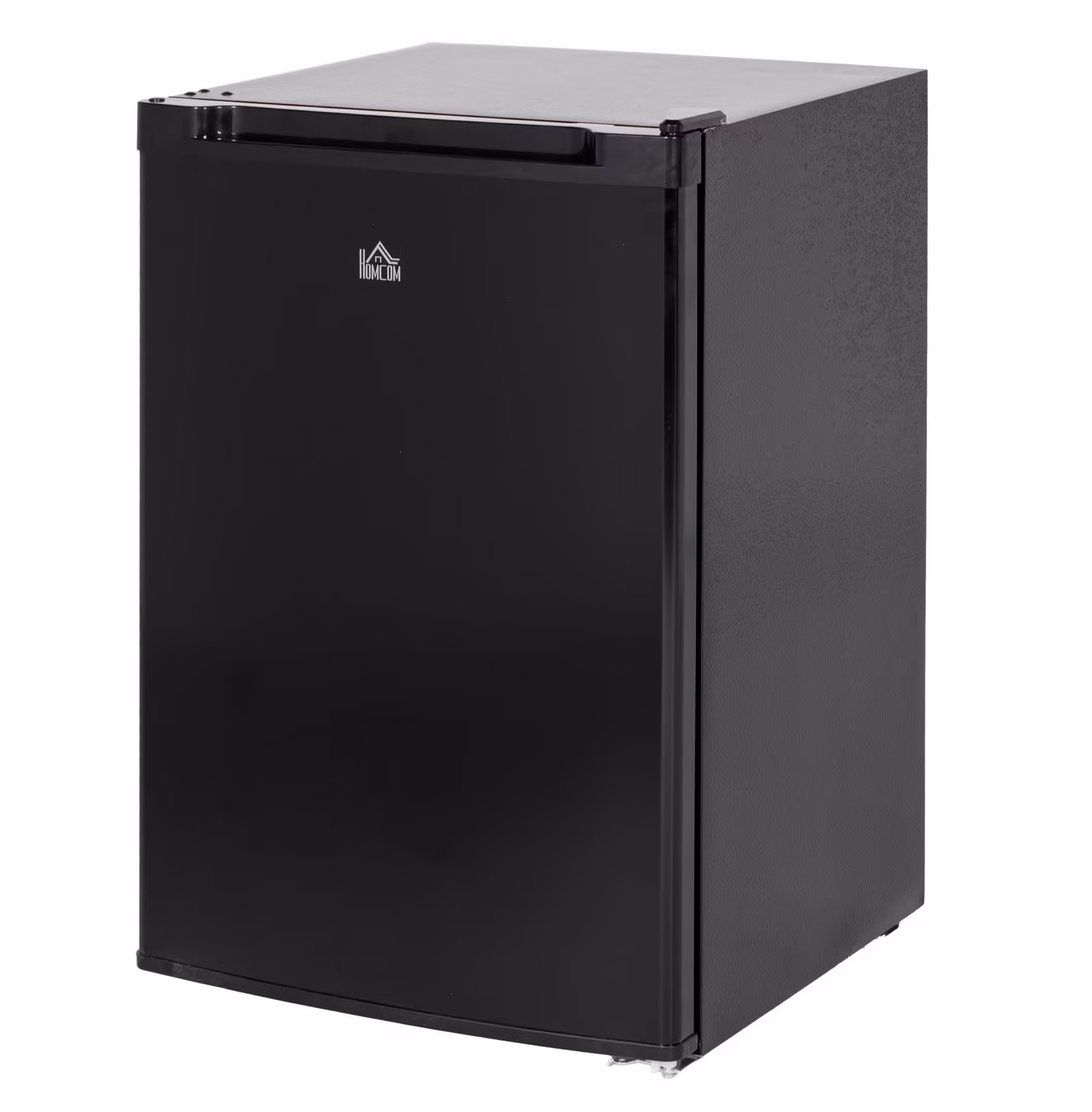 3 Cu Ft Upright Freezer - Black Mini Freezer with Adjustable Thermostat & Reversible Door for Apartment, Dorm, Office