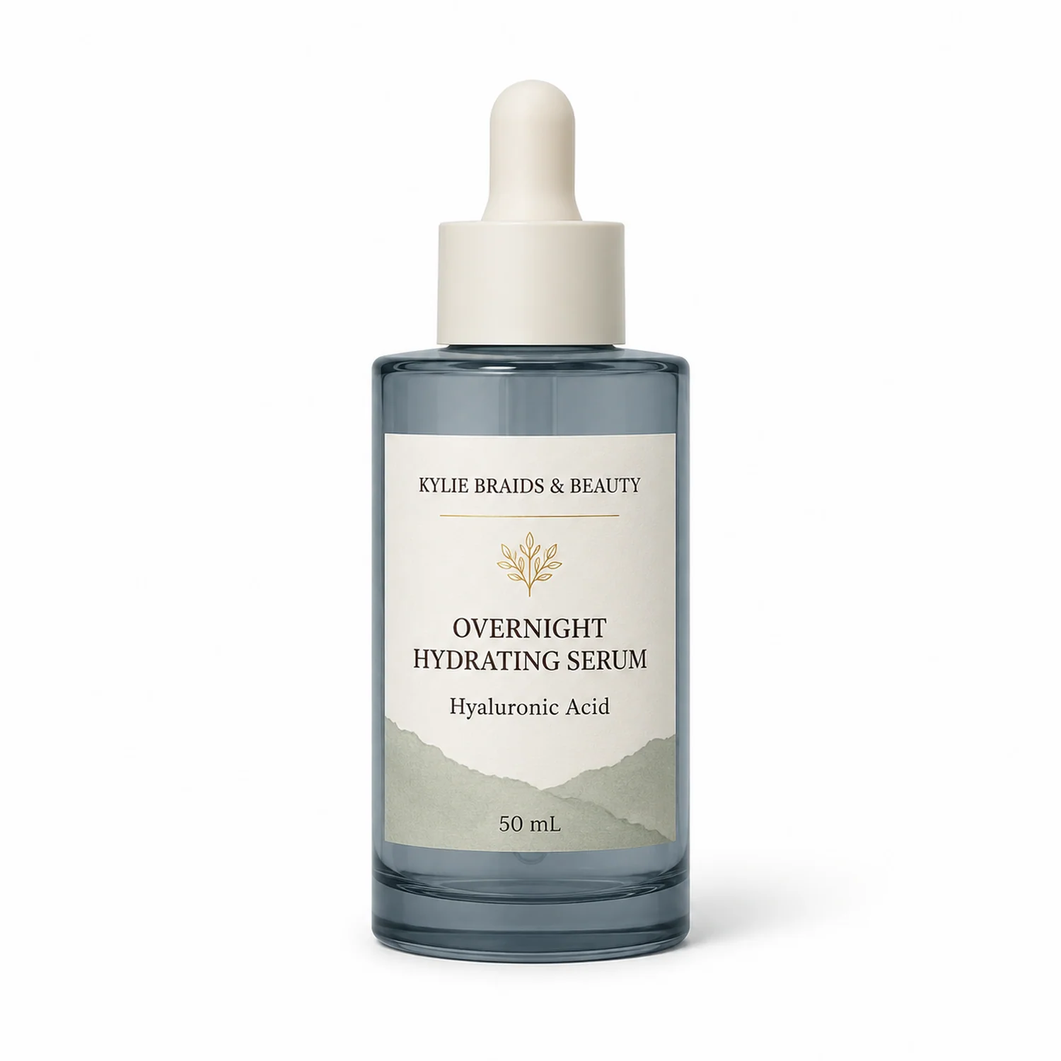 Overnight Hydrating Face Serum with Hyaluronic Acid – 1.7 fl oz / 50 mL