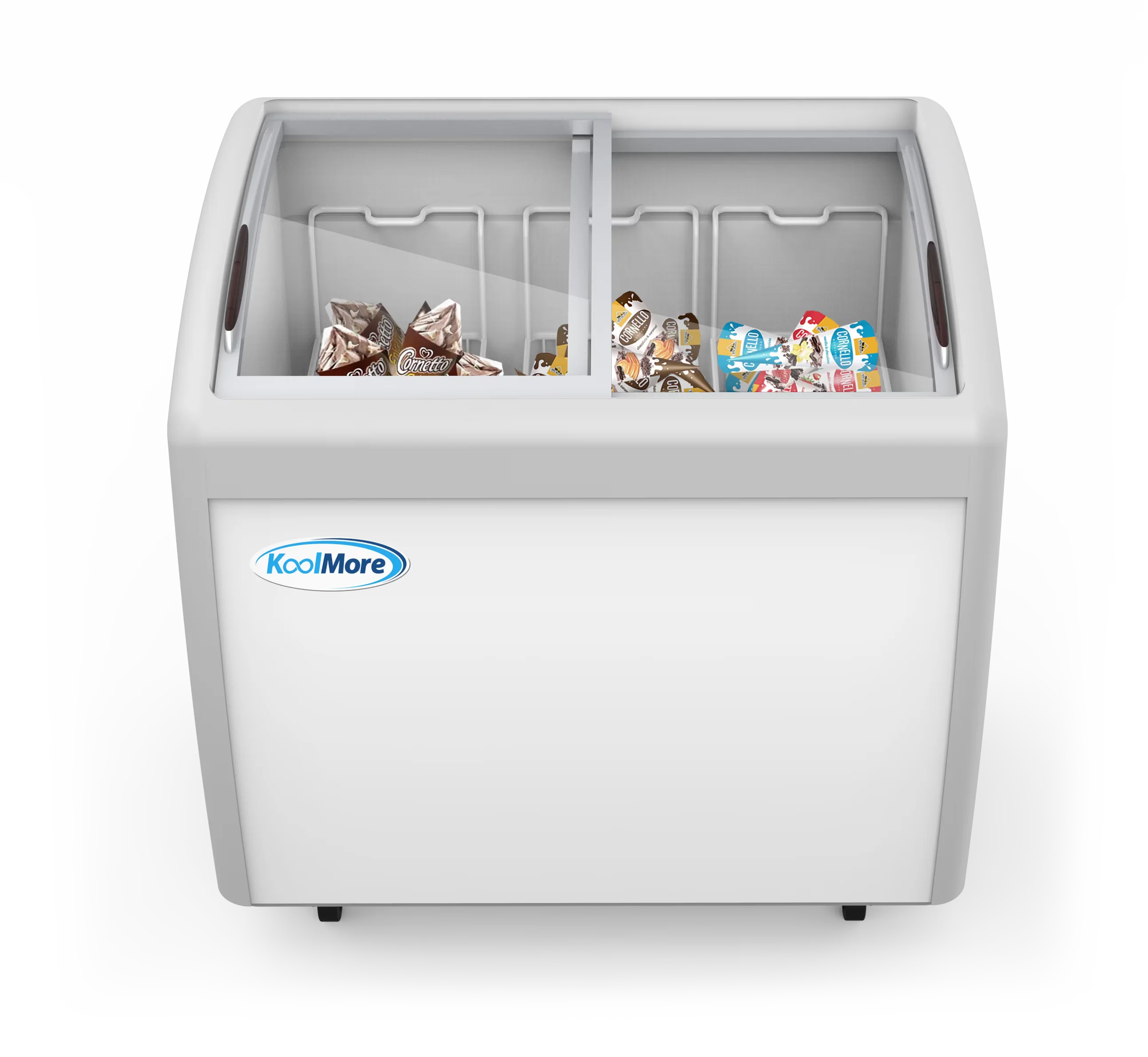 2026 NewKoolMore 40 in. Display Ice Cream Freezer - 9 Cu. ft.