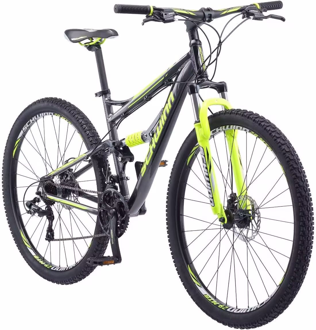 Schwinn Traxion Mountain Bike for Adult Men Women, 29-Inch Wheels, Full Suspension