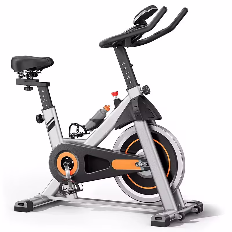 Indoor Cycling Bike Brake Pad/Magnetic Stationary Bike - Cycle Bike with Tablet Mount & Comfortable Seat Cushion