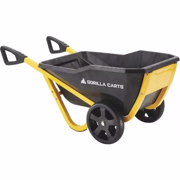Gorilla Carts 7 Cu. ft. Evolution Poly Yard Cart