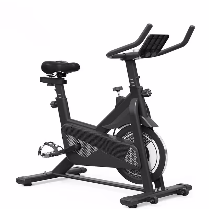 Exercise Bike, Stationary Bike Indoor Cycling Bike for Home Cardio Gym 300lbs Weight Capacity, Workout Bike with Heavy Flywheel, Seat Cushion, LCD Monitor, Optoelectronic Heart Rate,Silent Belt Drive