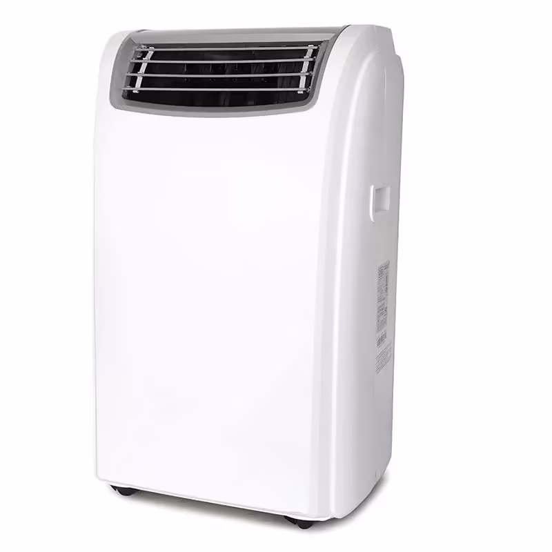 14,000 BTU Portable Air Conditioner with Heat and Remote Control, White