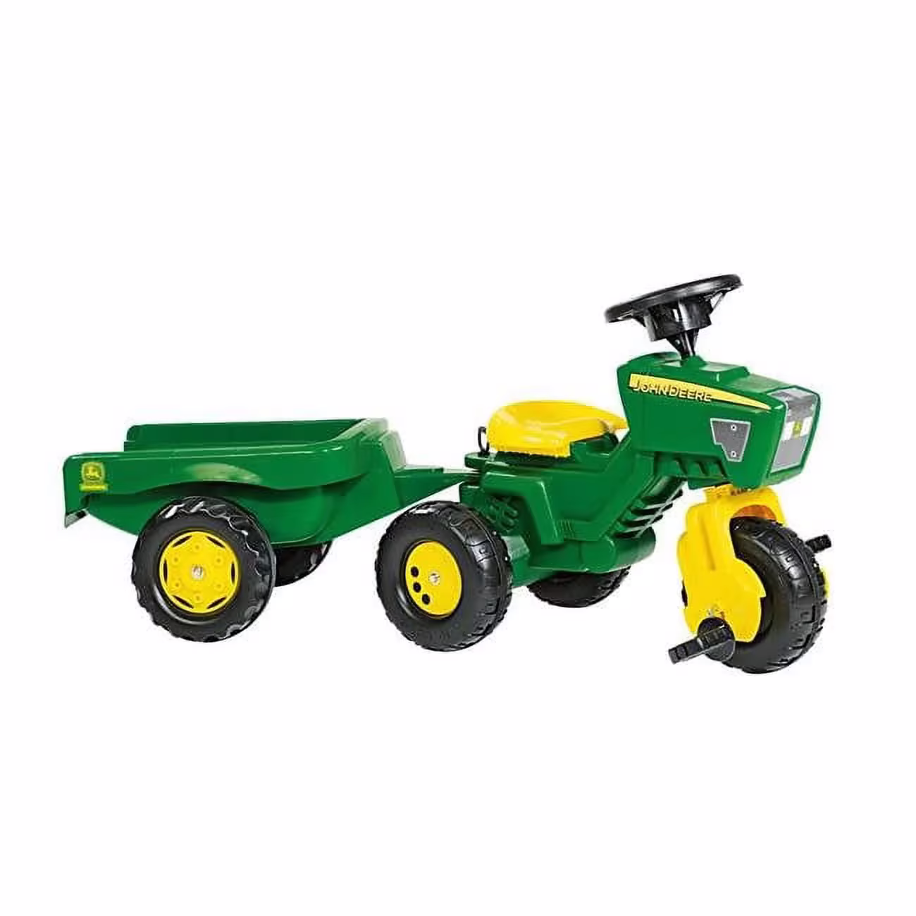 John Deere 052769 3 Wheel Tractor with Trailer