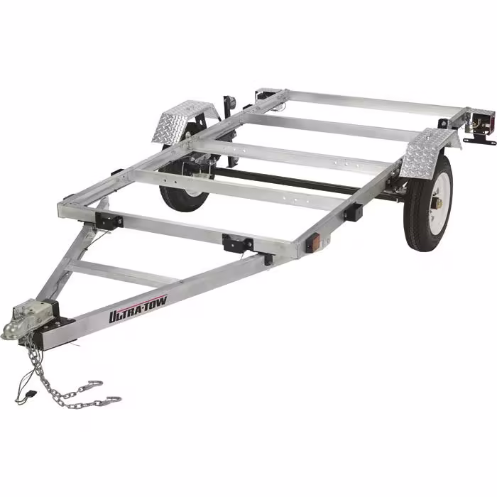 Ultra-Tow 4ft. x 8ft. Folding Aluminum Utility Trailer Kit-1170Lb. Load Capacity 3806S109