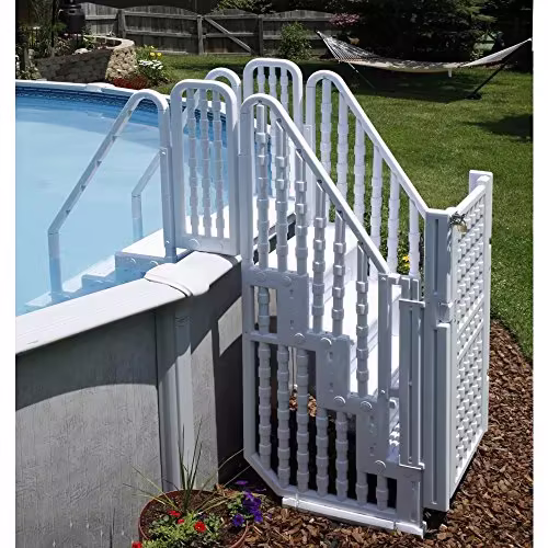 2025 Easy Step Pool Entry System with Gate