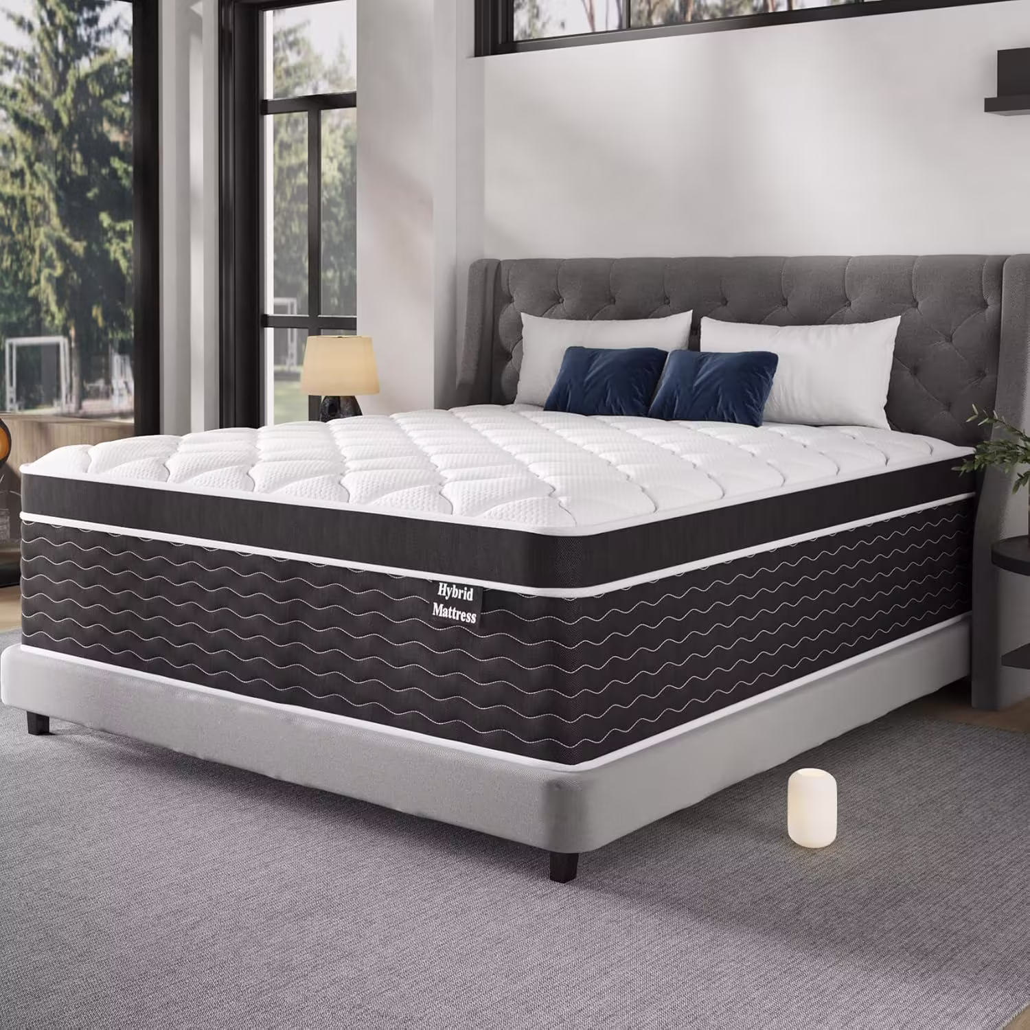 Full Size Mattress, 10 Inch Full Size Mattress in a Box, Medium Plush Hybrid Mattress