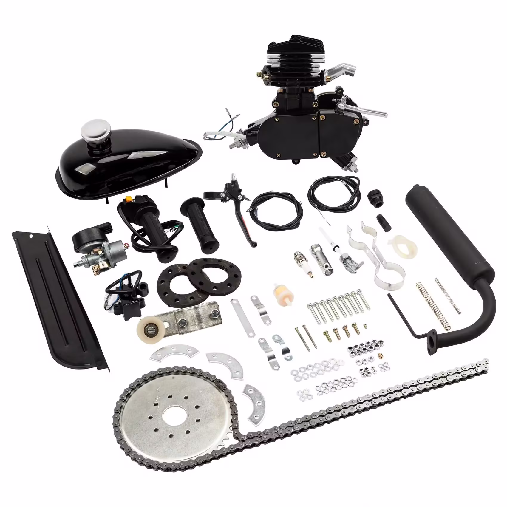 2-Stroke 80cc Motor Gas Engine Kit for Motorized Bicycle Cycle Bike Engine kit