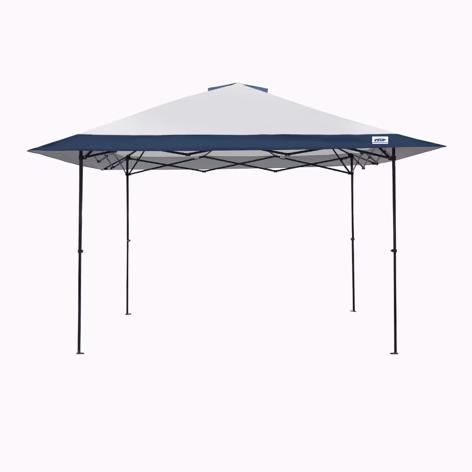 E-Z UP 13x13 ONE-UP Instant Canopy Tent -?Pop Up Outdoor Shade Tent with Vented Top, Adjustable Height & Roller Bag