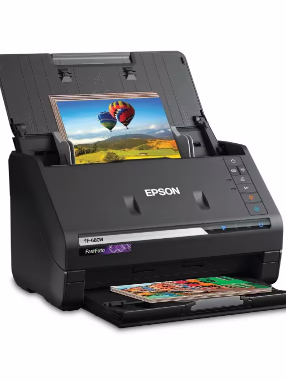 2025 FastFoto FF-680W Wireless High-speed Photo Scanning System – Black