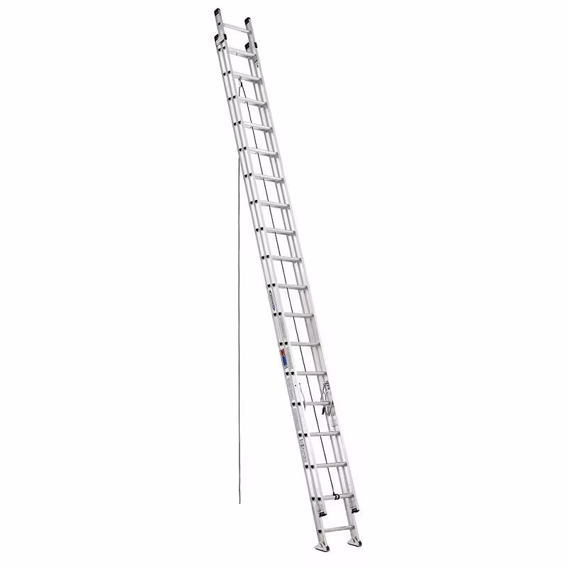 Werner D1536 2 Aluminum Extension Ladder 36 ft, 300 lb Capacity, Heavy Duty I Beam Rails