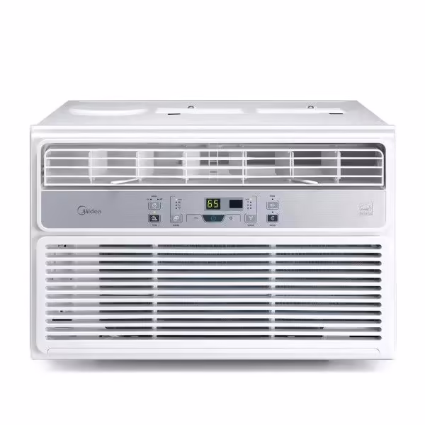 Midea MAW06R1BWT Window Air Conditioner 6000 BTU EasyCool AC (Cooling Dehumidifier and Fan Functions) for Rooms Up to 250 Sq ft.