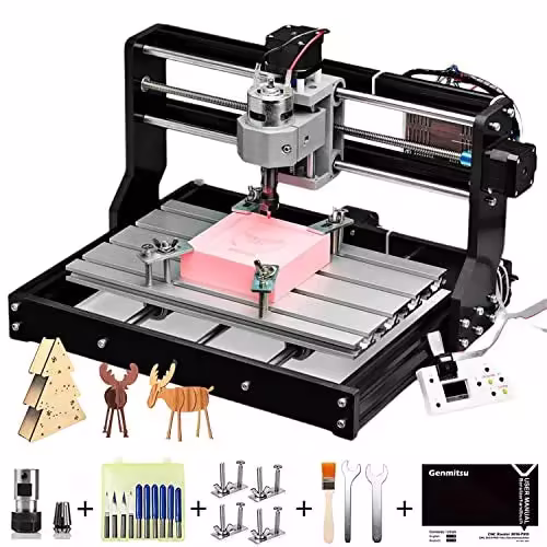 Genmitsu CNC 3018-PRO Router Kit GRBL Control 3 Axis Wood Carving Milling Engraving Machine