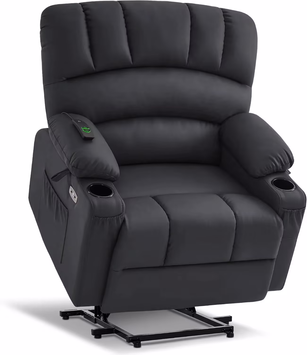 Heated Lift Recliner for Seniors with USB & Cup Holders