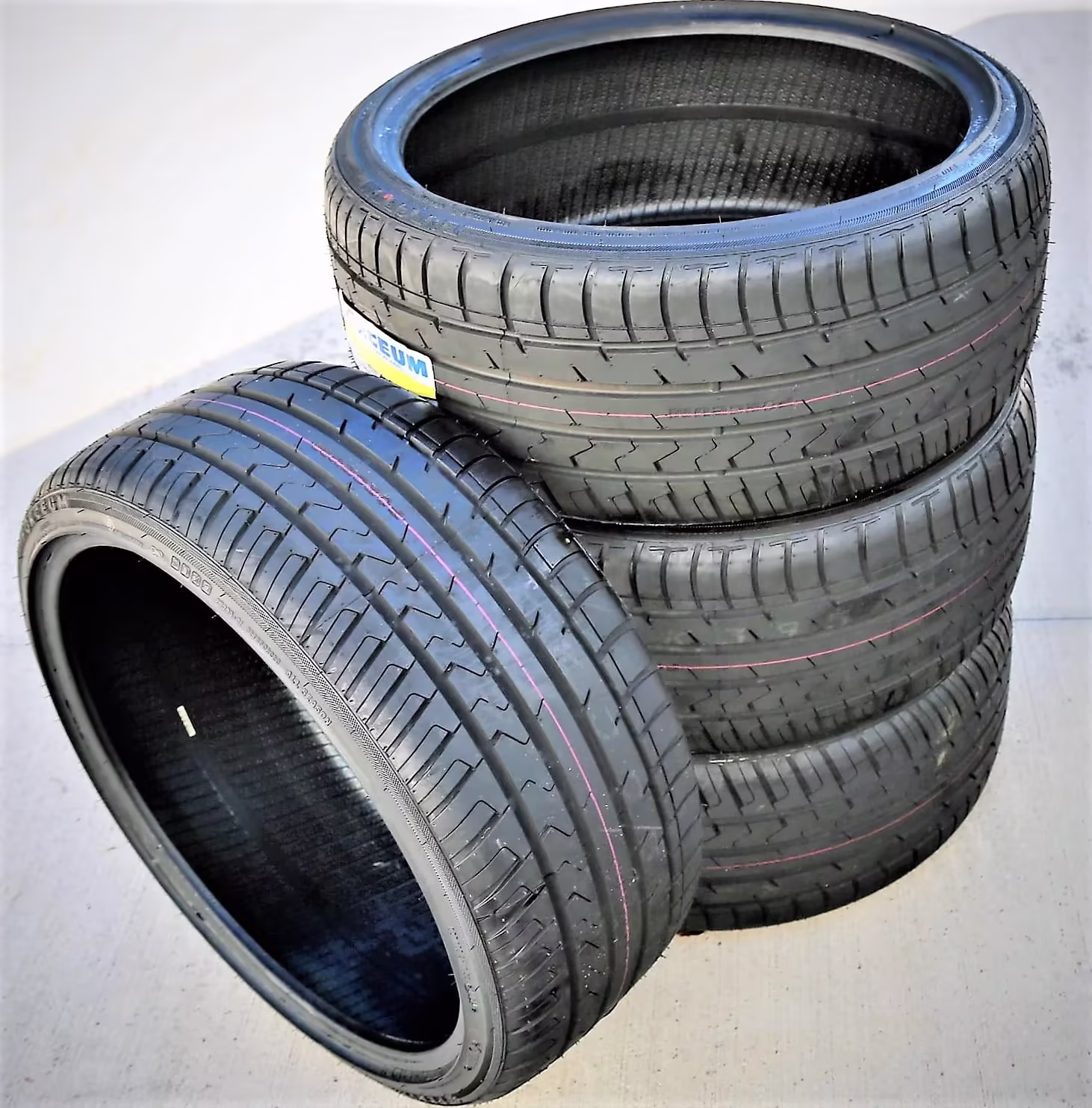 One set of 4 (quad) 255/55R19 111V XL A/S full season tyres