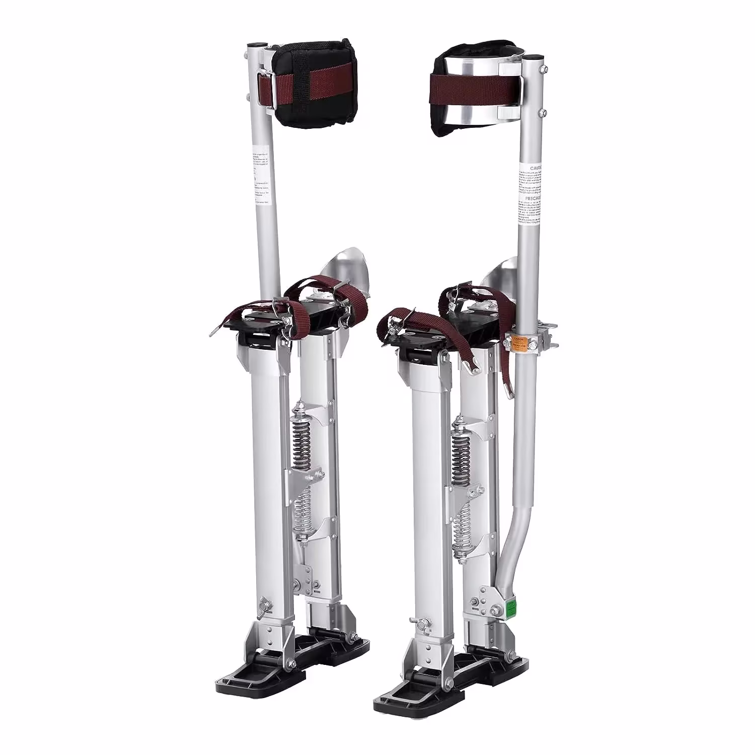 VEVOR Drywall Stilts, 18''-30'' Adjustable Aluminum Tool Stilts with Protective Knee Pads