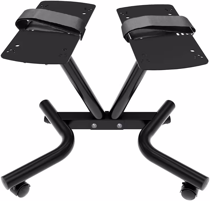 Dumbbell Stand Fitness Dial Dumbbell Rack with Adjustable Belt for Home Gym Set