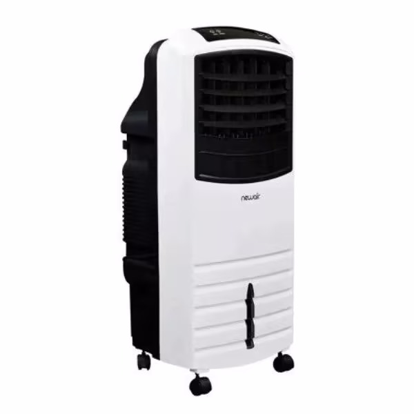 Remanufactured NewAir 2-in-1 Evaporative Cooler and Fan, 300 Sq. ft. with Large 21 qt. Water Tank and Easy Glide Casters