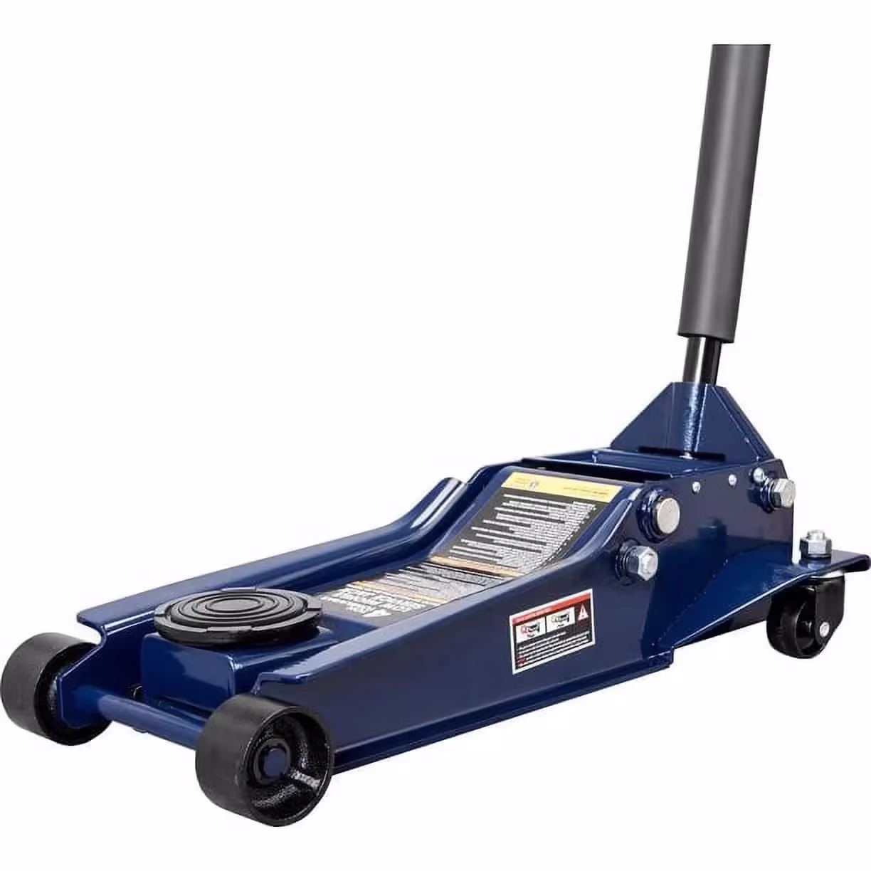 2025 4 Ton Heavy Duty Low Profile Hydraulic Floor Jack Speedy Lift Garage Car Jack, Blue, W847U