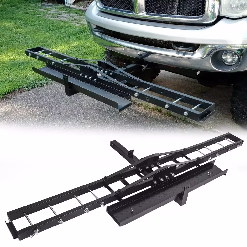 KOJEM 500 Lbs Heavy Duty Motorcycle Dirt Bike Scooter Carrier Hitch Rack