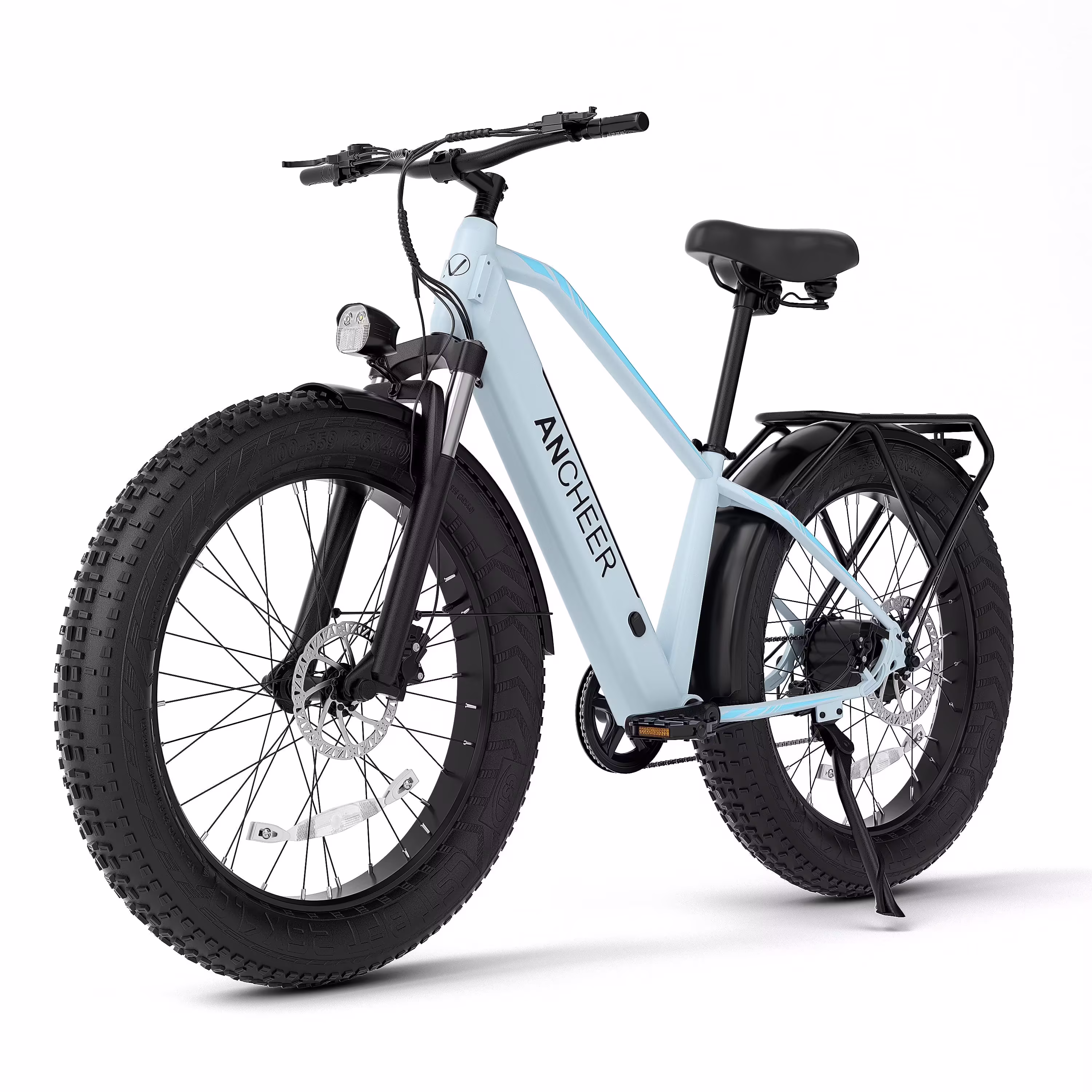 ANCHEER Electric Bike for Adults Peak 1000W Electric Bicycle 48V 15AH Battery Electric Bike 26" x 4.0" Fat Tire
