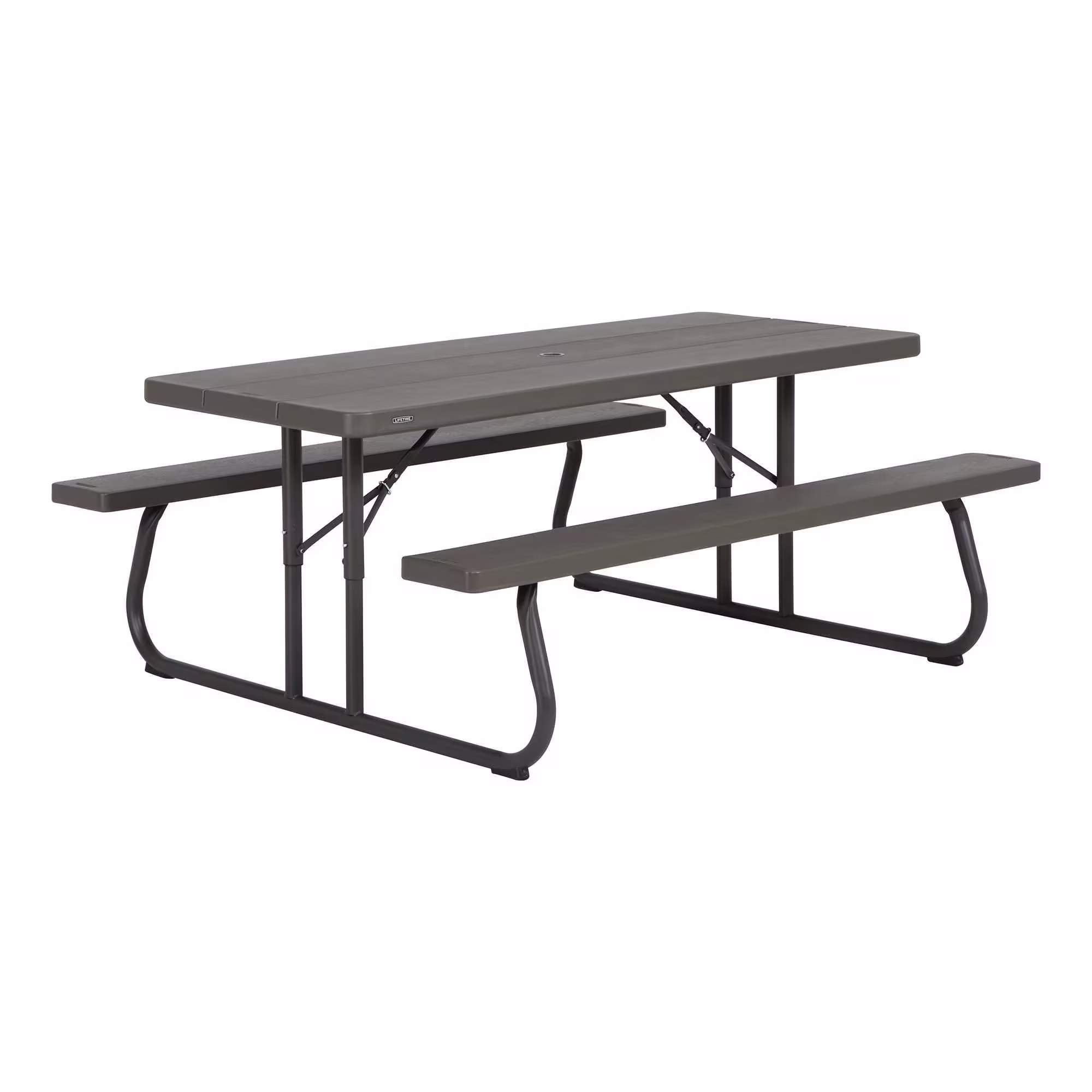 Lifetime 6 Foot Folding Picnic Table, Brown, 60105