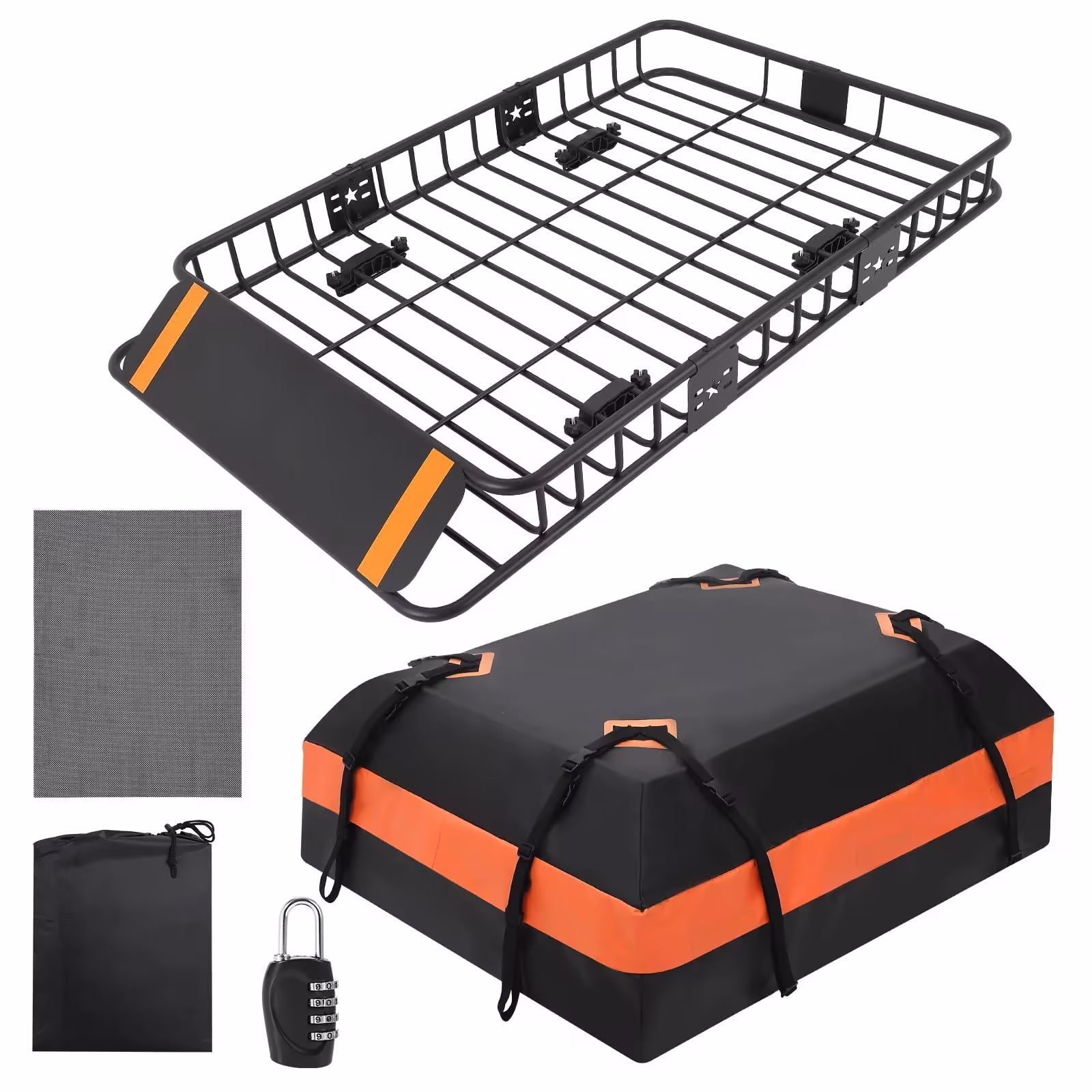 Bingirl 20-Gallon/76L Low-Profile Oil Drain Pan, 12V Electric Pump, Folding T-Handle, Wheels and 8 ft Hose
