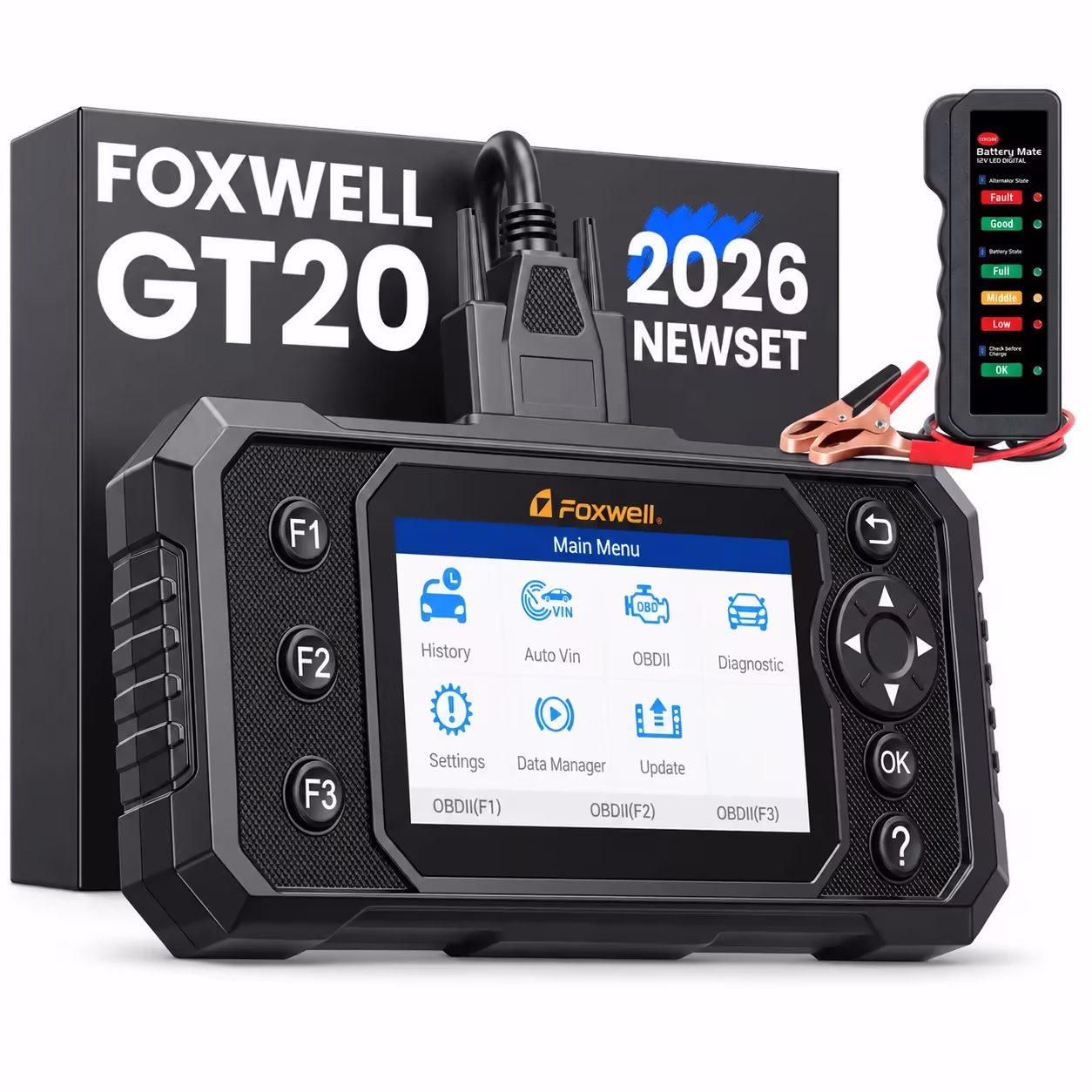 FOXWELL Car Diagnostic Tool OBD2 Scanner w/ BM310