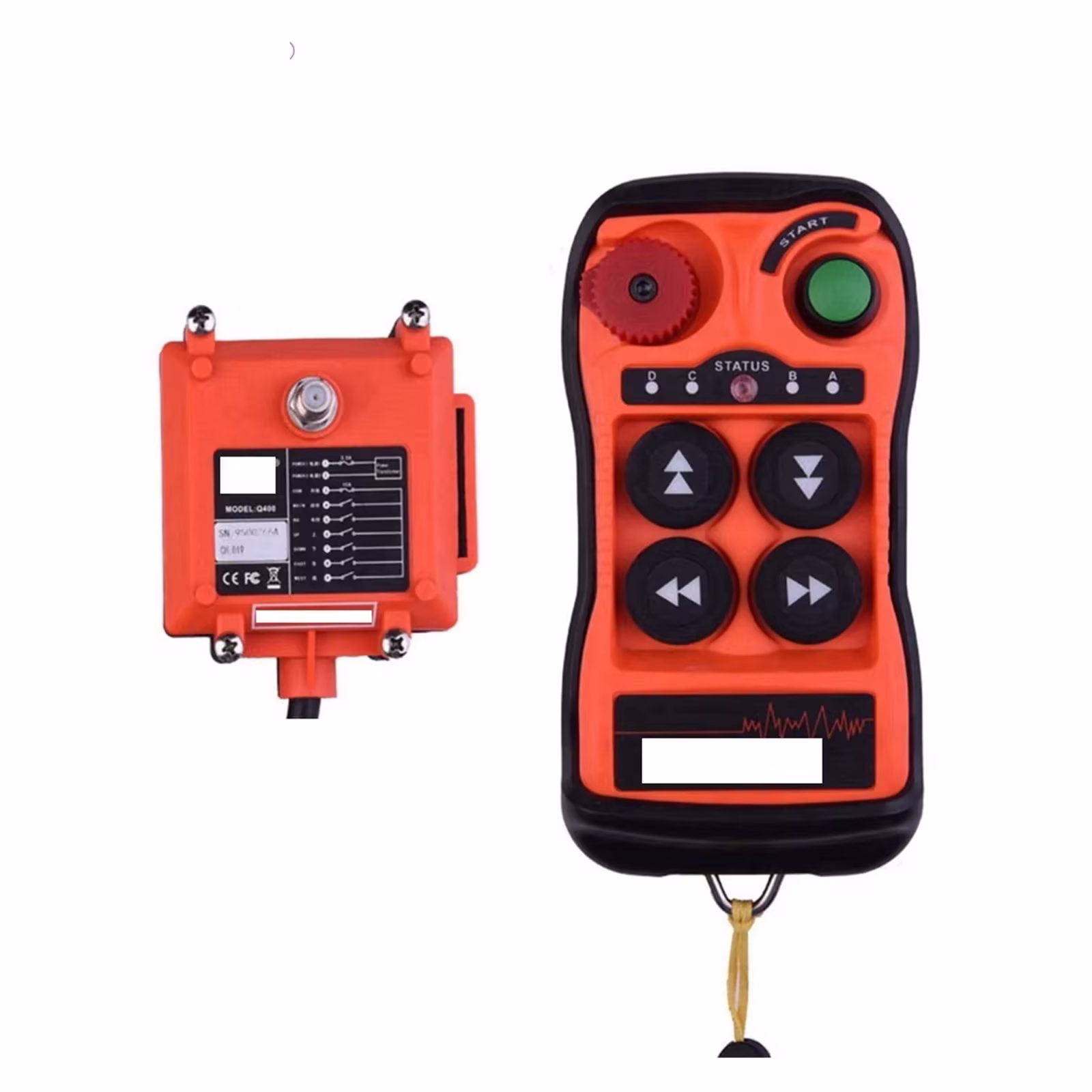 Industrial Crane Remote Control Dual Speed Solid Crane Hoist Wireless Remote Controller Support ,Stability