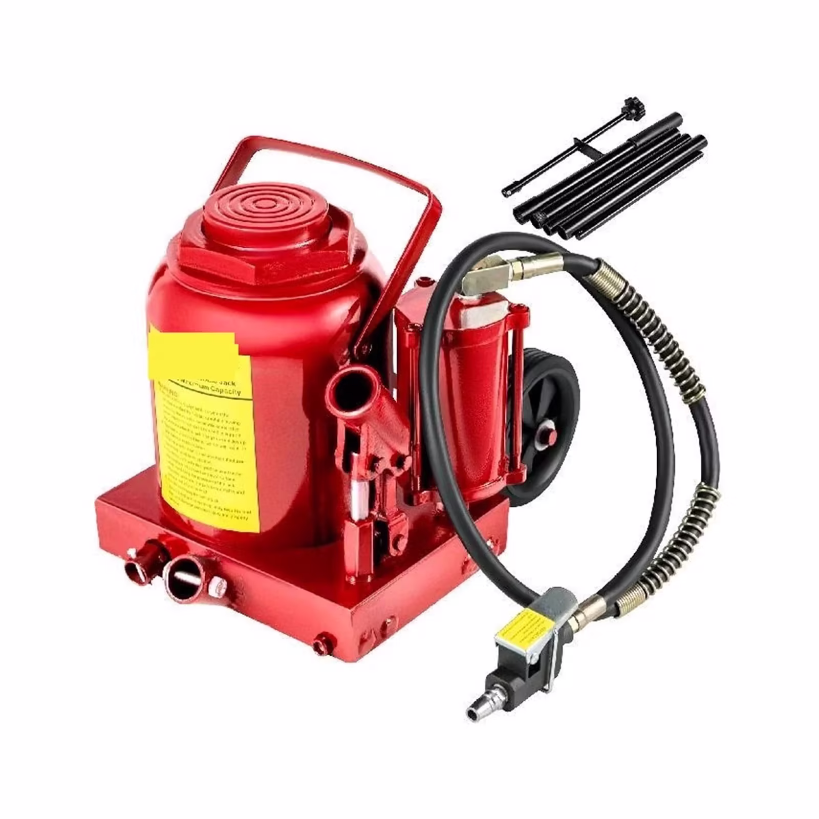 50 Ton Air Hydraulic Bottle Jack Reach 43cm Height Max 220PSI Pressure Car Repair Tool Lifting Vehicles Heavy-Duty Machine ,Stable and Secure