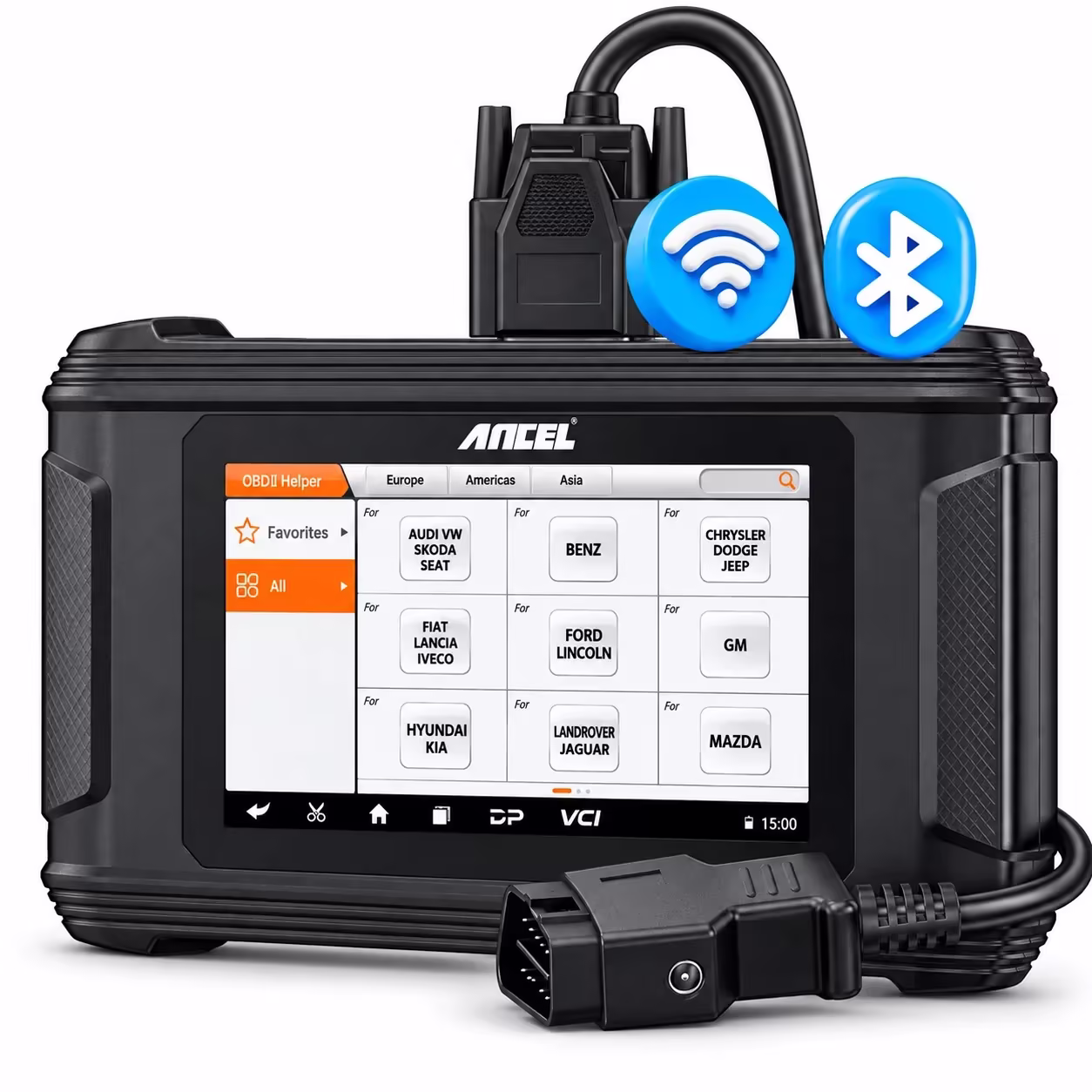 ANCEL DM500 OBD2 Scanner Diagnostic Tool Car Odometer Adjustment Calibration Tool Full OBDII Functions for Vehicles Engine Code Reader