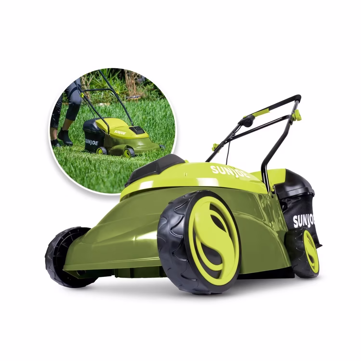 Sun Joe MJ401C Cordless Lawn Mower, 14 inch, 28V