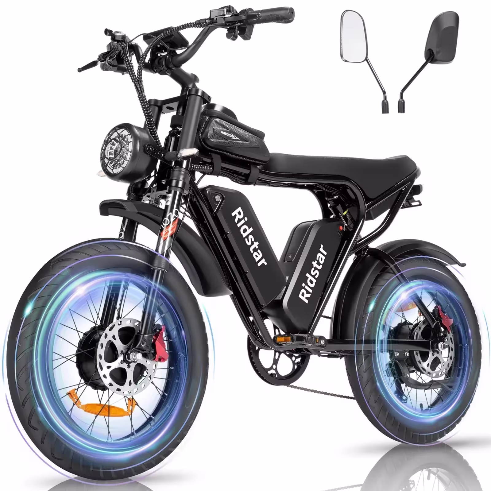 Dual Motor Electric Bike Q20PRO 2000W 52V 40Ah