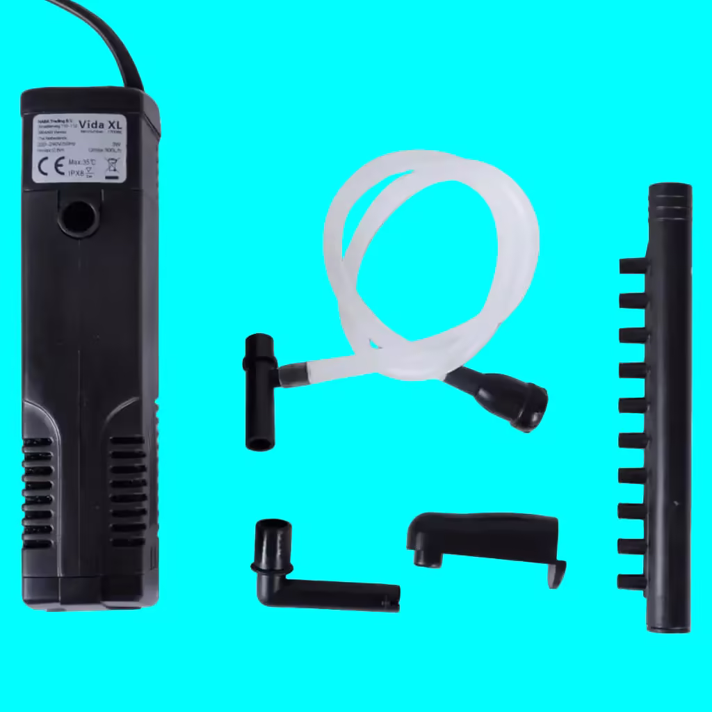 Aquarium Filter Pump with Activated Carbon – Submersible Fish Tank Water Filter