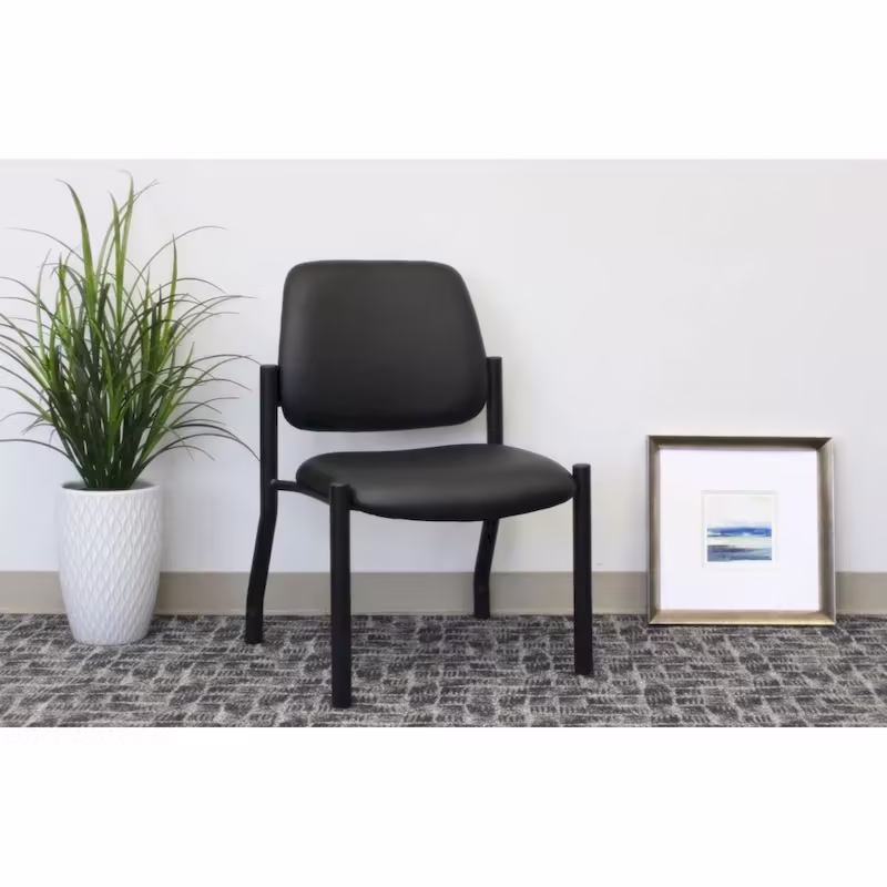 Boss Office Products Antimicrobial Guest Chair for Big and Tall Individuals