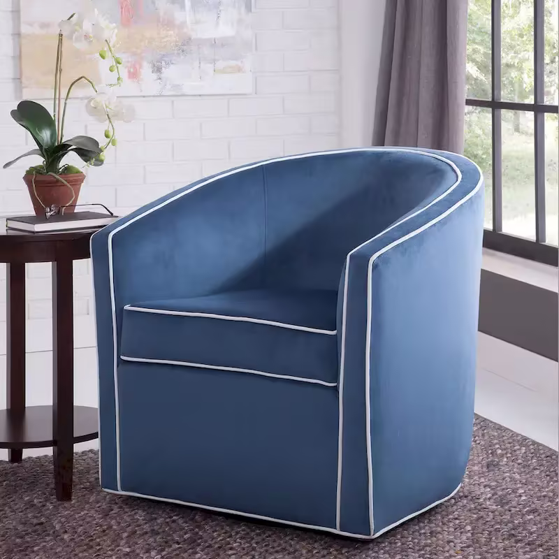 Greyson Living Kenton Barrel Swivel Chair