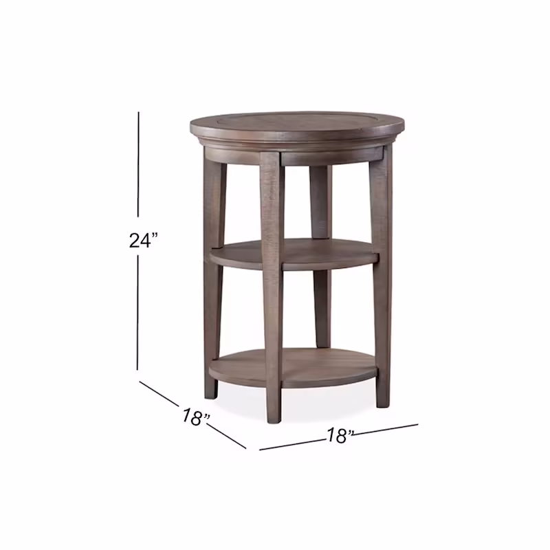 Magnussen Paxton Place Round Accent Table - 18" x 18" x 24"