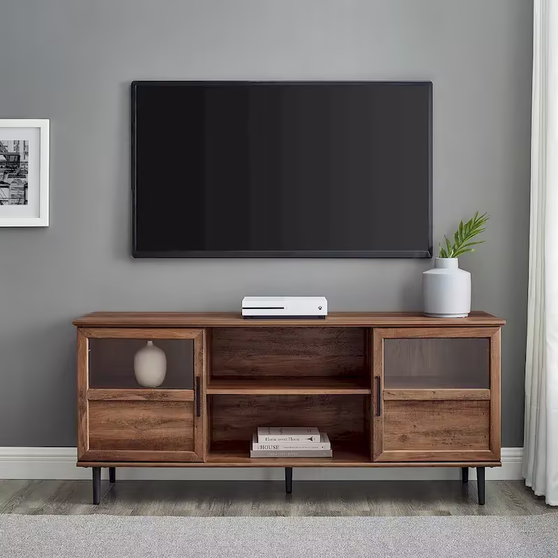 Middlebrook Jularbo 58-Inch Dual-Door Split Panel TV Stand