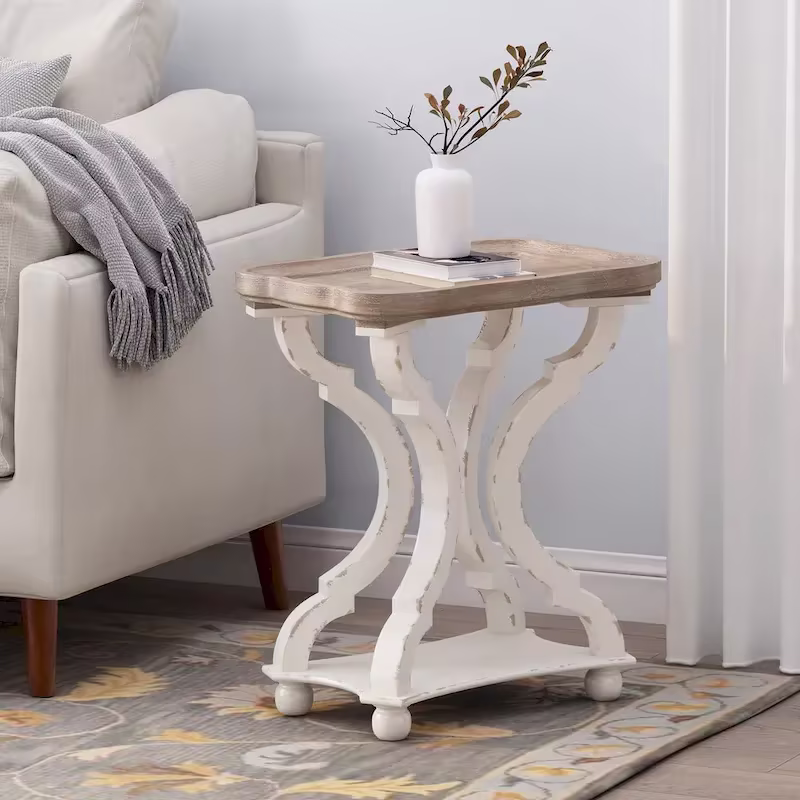 Christopher Knight Home Ouray Rectangular Top French Country Accent Table