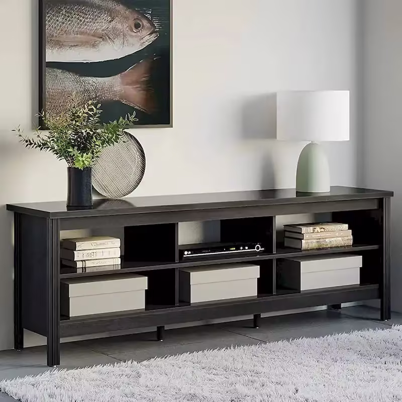 Classic 70-Inch TV Stand for 75-Inch TVs - Elegant Entertainment Center Console
