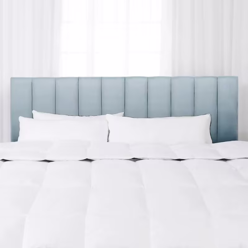 CorLiving Helena King Size Velvet Tufted Headboard