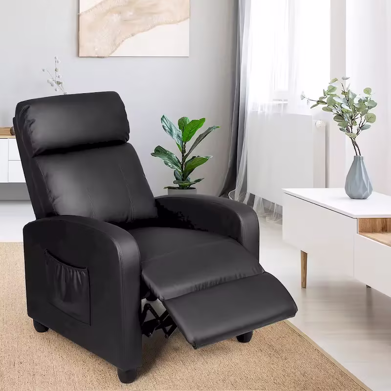 Fabric Reclining Massage Sofa Chair