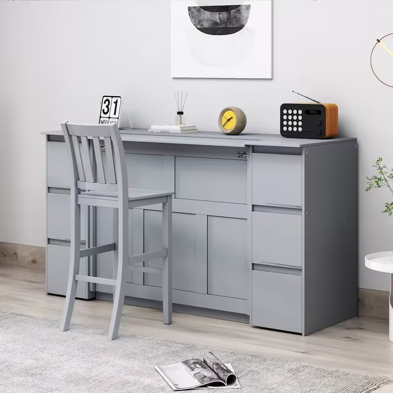 Full-Size Murphy Bed with Storage Drawers