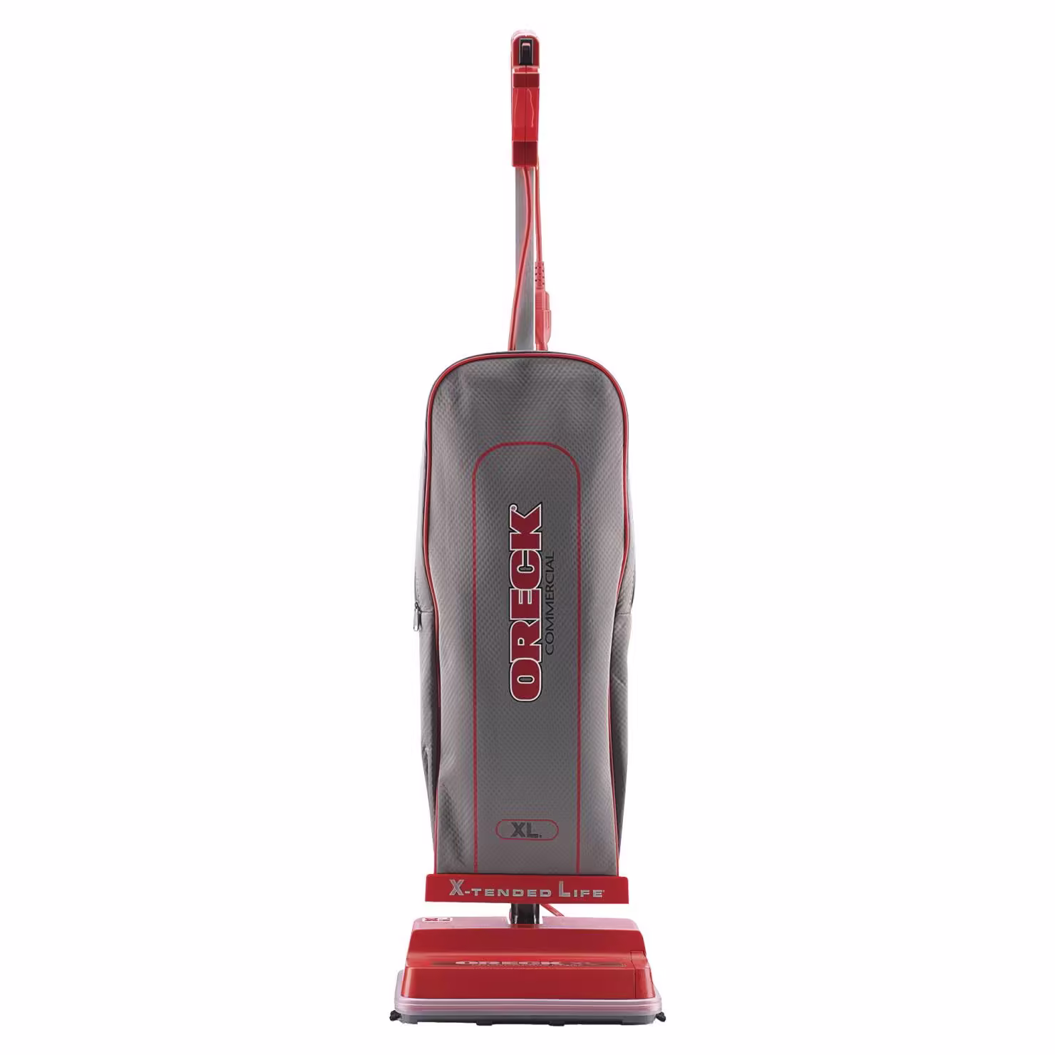 Oreck ORKU2000RB1 Commercial Vacuum with Pig Tail - Red & Silver