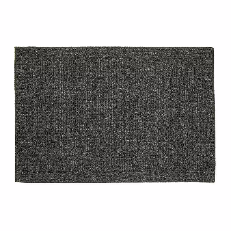 Sonoma Goods for Life Sawyer Ridge Framed Striped Accent Kitchen Rug, Grey, 30x45