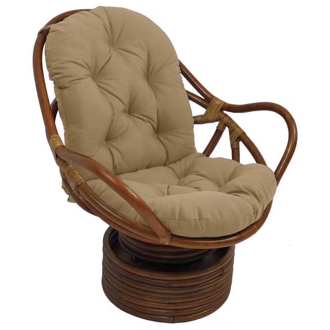 Bay Isle Home Hamilton Indoor/Outdoor Rocking Chair Cushion : Sandstone