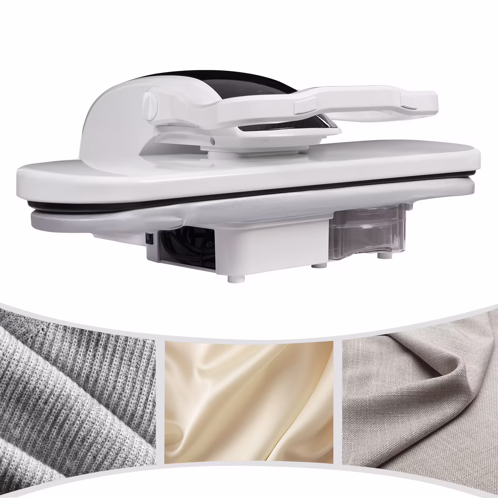 1600W Intelligent Steam Fabric Press - Touch Screen Steam Iron with 5 Modes - Model 8810D for Quick & Efficient Wrinkle Removal