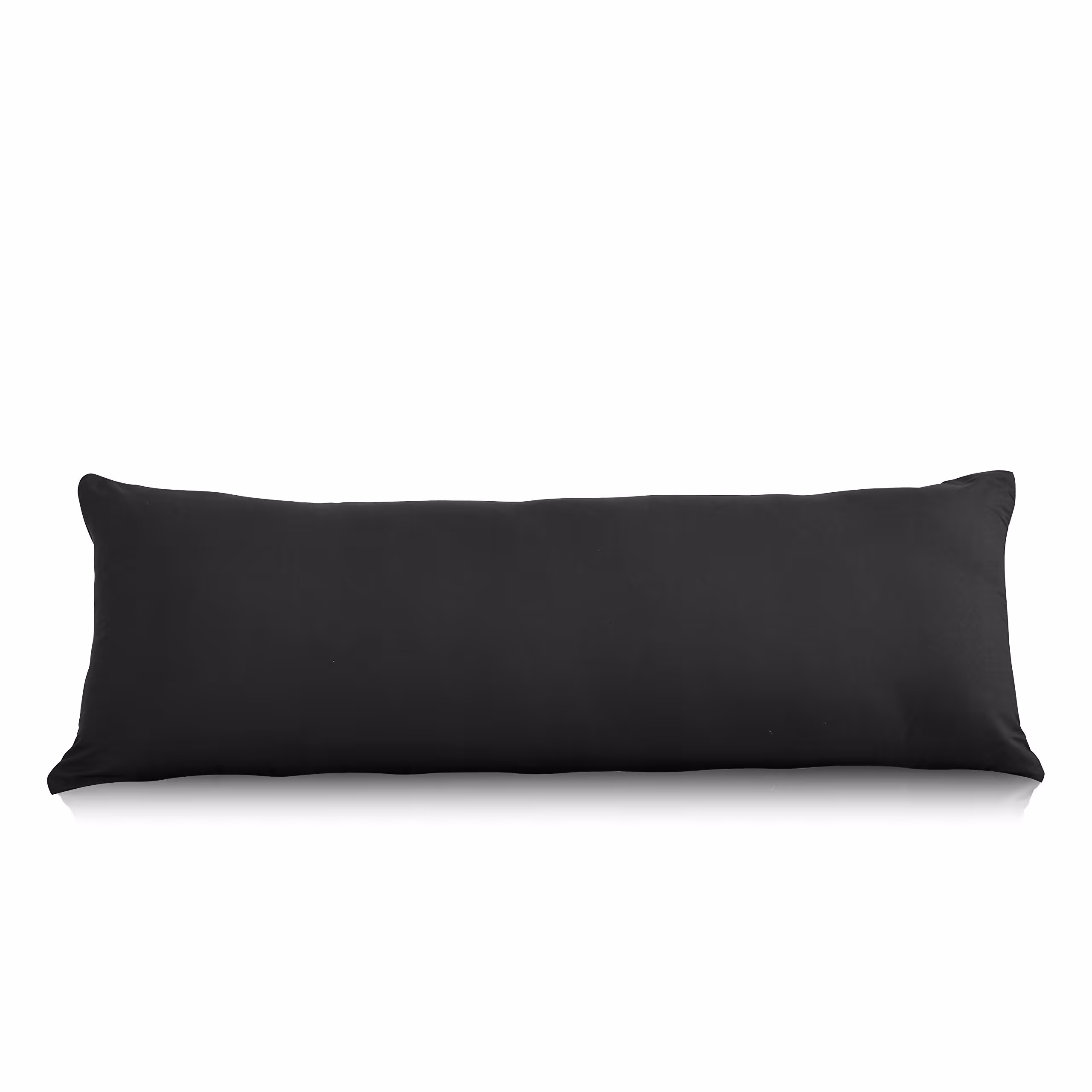 Evolive Ultra Soft Microfiber Body Pillow Cover/Pillowcases 21"x54" with Hidden Zipper Closure (21"x54" Body Pillow Cover Black)